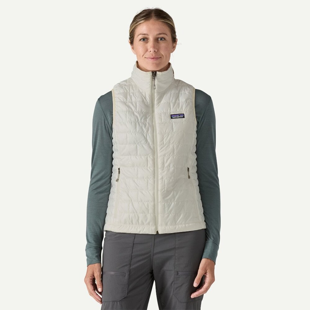 Patagonia Women's Nano Puff Vest Birch White Size S